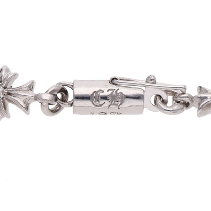 Chrome Hearts 18K Tiny E CH Diamond Bracelet Size 11LINK