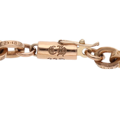 Chrome Hearts 22K Yellow Gold Chain Bracelet Size 6.5INCH