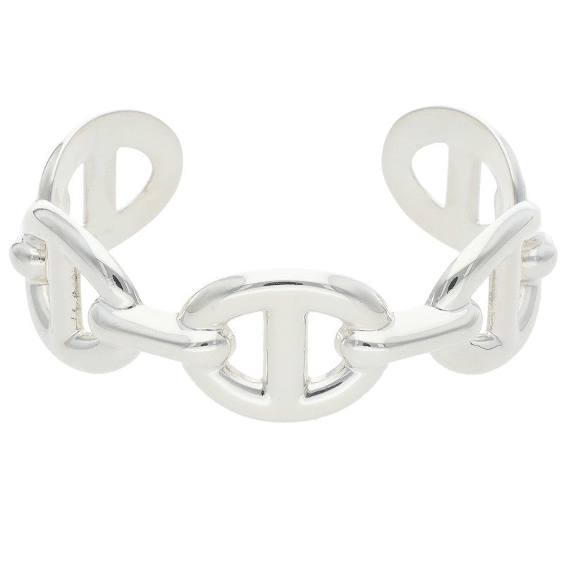 HERMES Chaine d'Ancre GM Enchainee Silver Belt Size SH