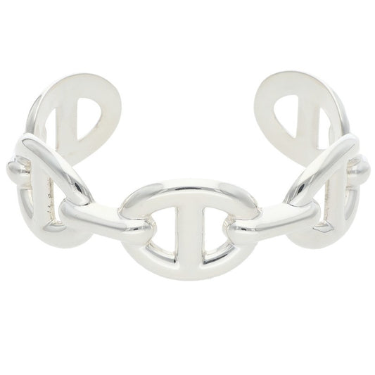 HERMES Chaine d'Ancre GM Enchainee Silver Belt Size SH
