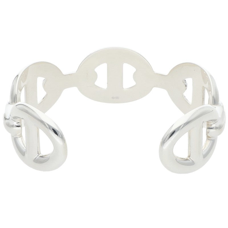 HERMES Chaine d'Ancre GM Enchainee Silver Belt Size SH