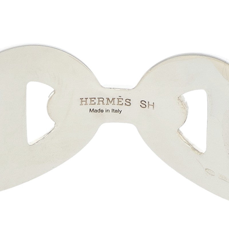 HERMES Chaine d'Ancre GM Enchainee Silver Belt Size SH