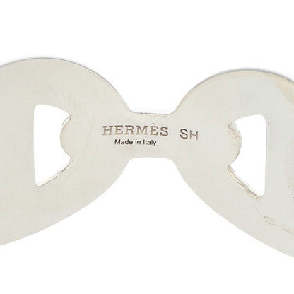 HERMES Chaine d'Ancre GM Enchainee Silver Belt Size SH
