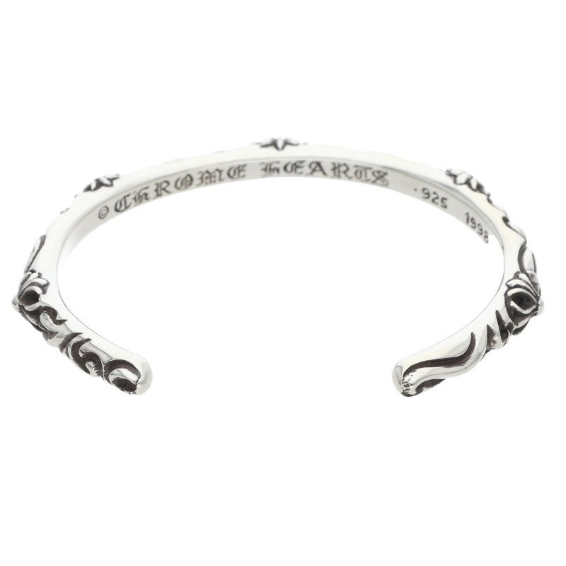 Chrome Hearts SBT Bangle Silver Bracelet Size S