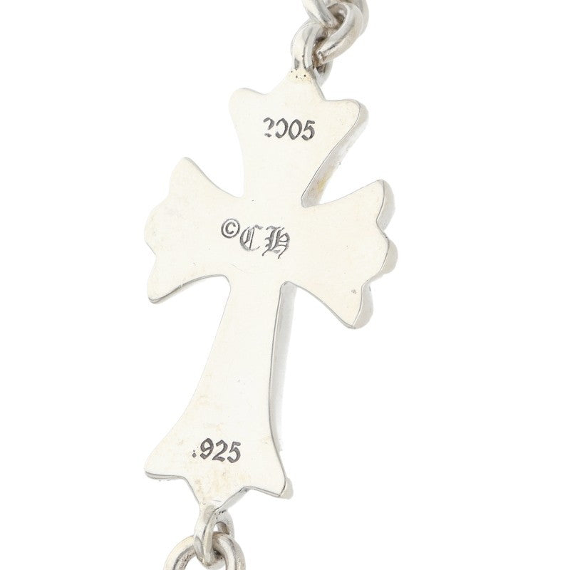 Chrome Hearts Tiny CH Cross Chain Silver Bracelet