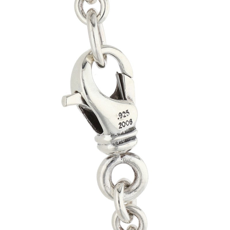 Chrome Hearts Tiny CH Cross Chain Silver Bracelet