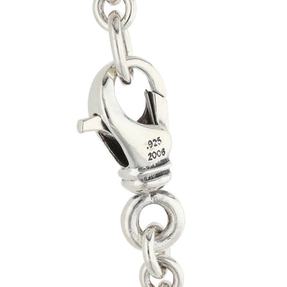 Chrome Hearts Tiny CH Cross Chain Silver Bracelet