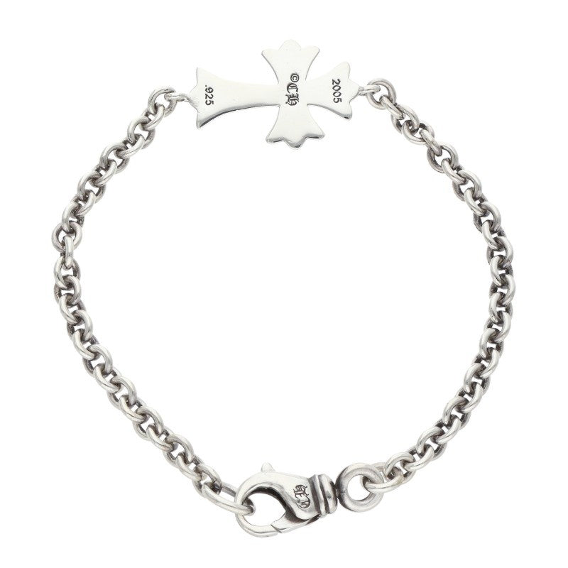 Chrome Hearts Tiny CH Cross Chain Silver Bracelet
