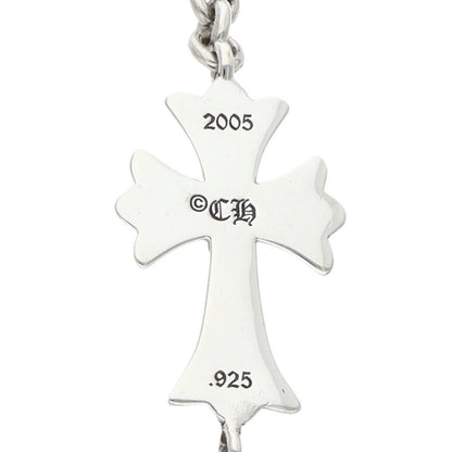 Chrome Hearts Tiny CH Cross Chain Silver Bracelet