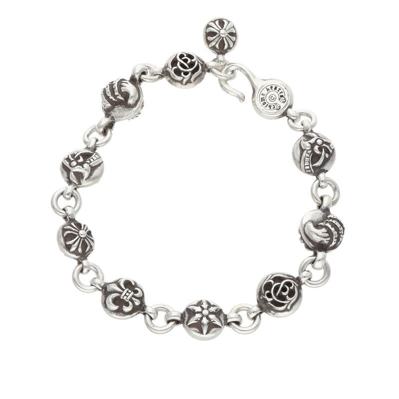 Chrome Hearts No2 Multi Ball Silver Bracelet