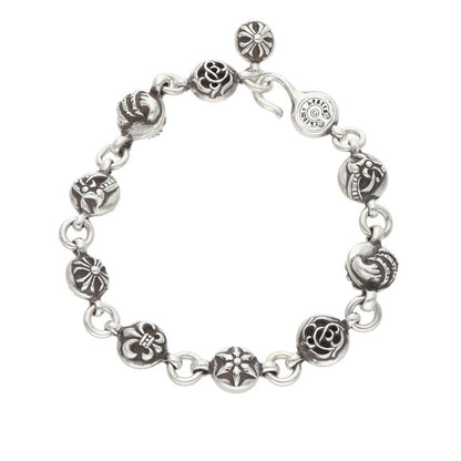 Chrome Hearts No2 Multi Ball Silver Bracelet