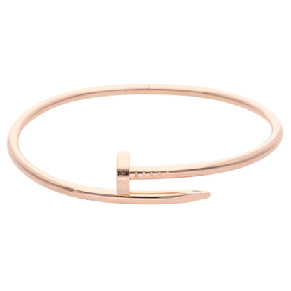 Cartier 18K Juste Un Clou Bracelet Pink Gold Size 20