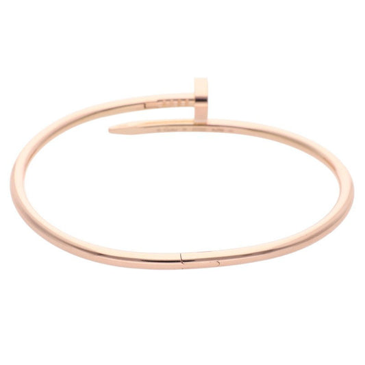 Cartier 18K Juste Un Clou Bracelet Pink Gold Size 20