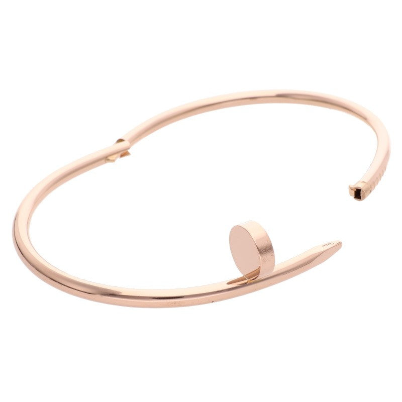 Cartier 18K Juste Un Clou Bracelet Pink Gold Size 20