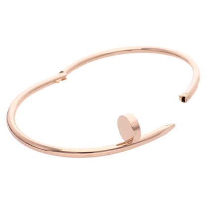 Cartier 18K Juste Un Clou Bracelet Pink Gold Size 20