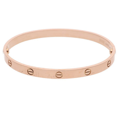 Cartier LOVE BRACELET 18K Pink Gold Bracelet Size 21