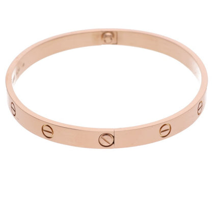 Cartier LOVE BRACELET 18K Pink Gold Bracelet Size 21