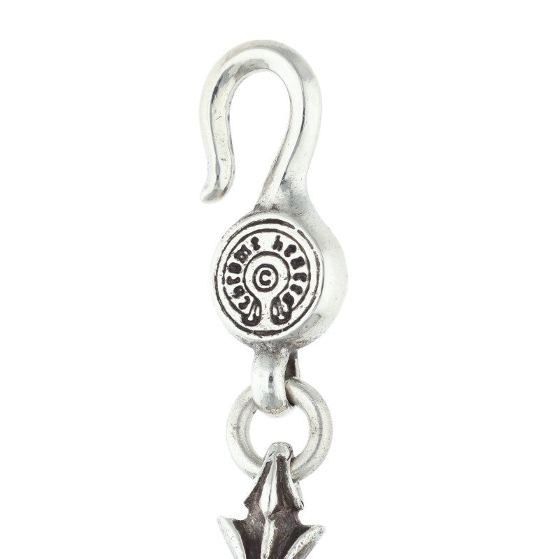 Chrome Hearts CO CH PLUS Cutout Silver Bracelet Size 9LINK