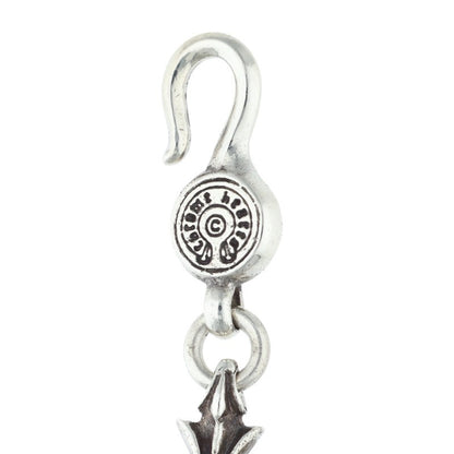Chrome Hearts CO CH PLUS Cutout Silver Bracelet Size 9LINK