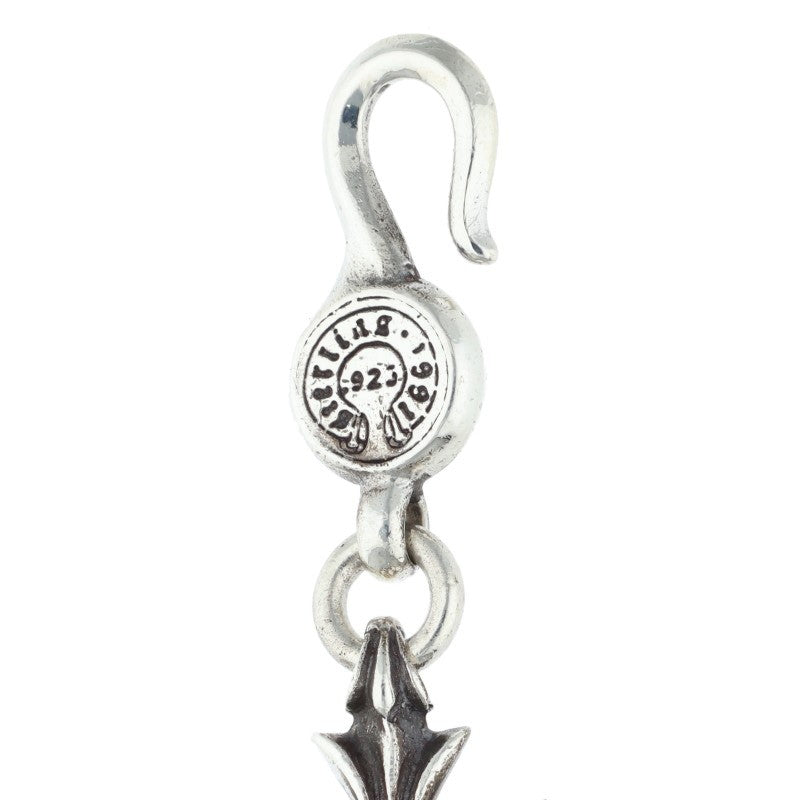 Chrome Hearts CO CH PLUS Cutout Silver Bracelet Size 9LINK