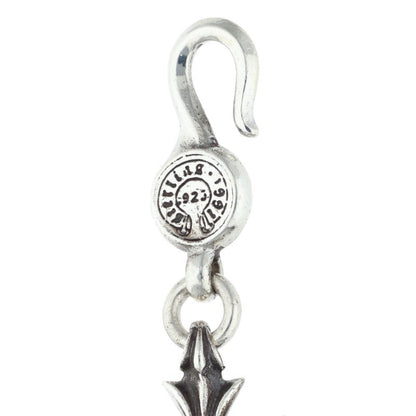 Chrome Hearts CO CH PLUS Cutout Silver Bracelet Size 9LINK