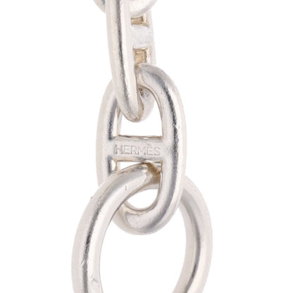 HERMES Chaine d'Ancre GM Silver Bracelet Size 14LINK