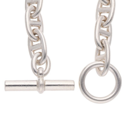 HERMES Chaine d'Ancre GM Silver Bracelet Size 14LINK