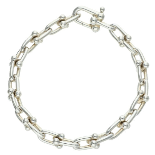 TIFFANY&Co. HardWear Small Link Silver Bracelet Size S