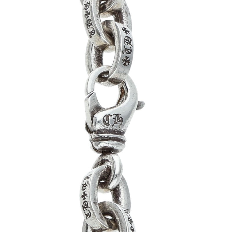 Chrome Hearts Large Paper Chain Silver Bracelet Size 8 Inch