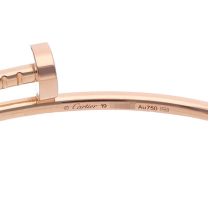 Cartier JUSTE UN CLOU BRACELET SM 18K Gold Bracelet Size 19