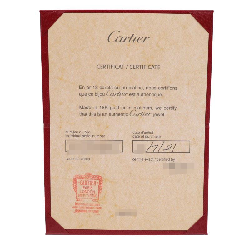 Cartier JUSTE UN CLOU BRACELET SM 18K Gold Bracelet Size 19