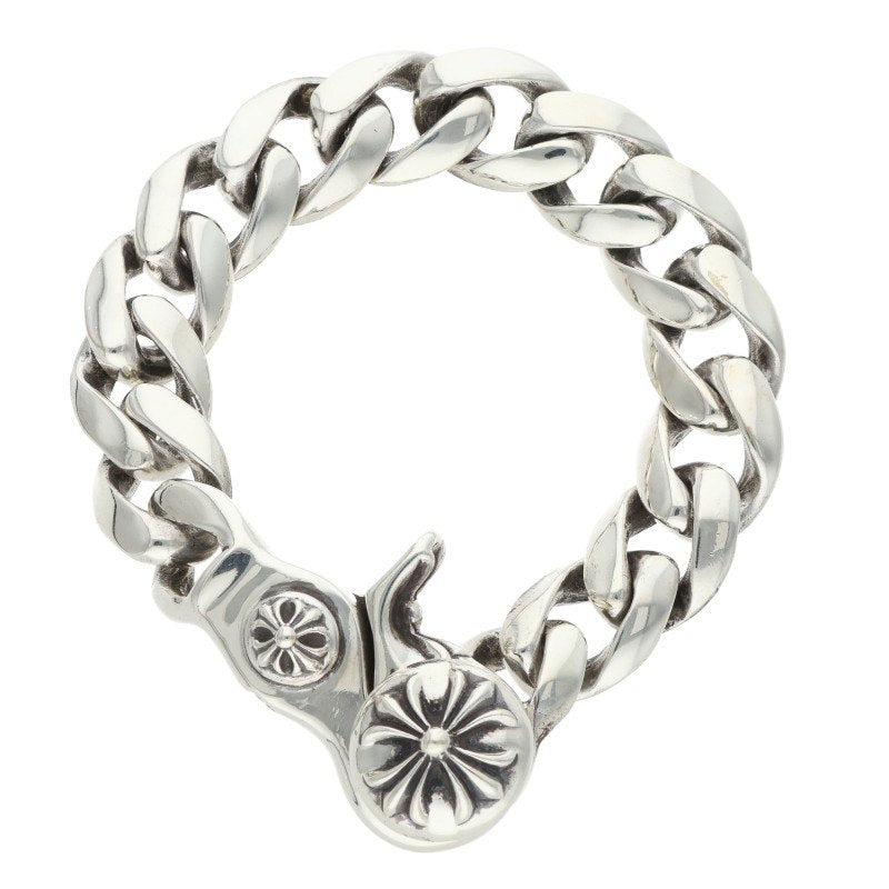 Chrome Hearts CLSC CHN LNK Silver Bracelet Size 13LINK