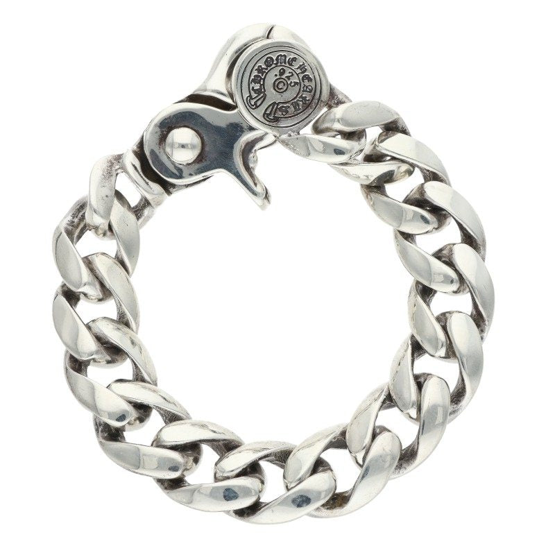 Chrome Hearts CLSC CHN LNK Silver Bracelet Size 13LINK