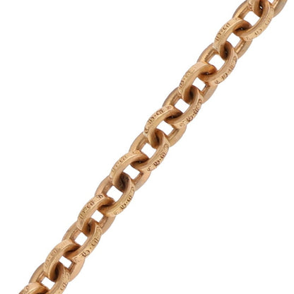 Chrome Hearts 22K Paper Chain Gold Bracelet Size 8 Inch
