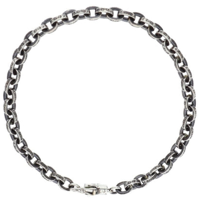 Chrome Hearts PAPER CHAIN Silver Bracelet Size 8 Inch