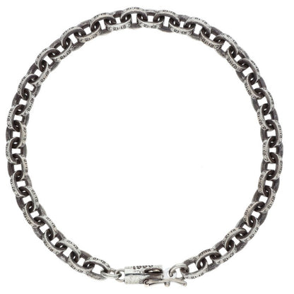 Chrome Hearts PAPER CHAIN Silver Bracelet Size 7 Inch