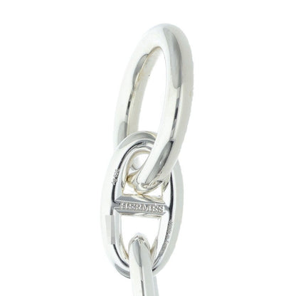 HERMES Chaine d'Ancre GM Silver Bracelet Size 15LINK