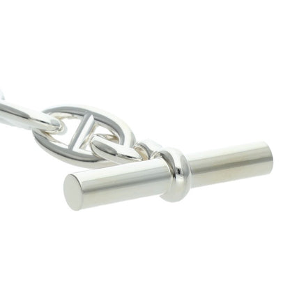HERMES Chaine d'Ancre GM Silver Bracelet Size 15LINK