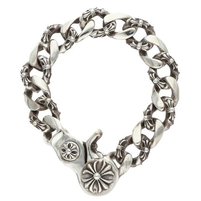 Chrome Hearts FNCY CHN LNK Fancy Silver Bracelet Size 15LINK