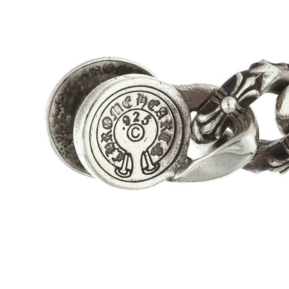 Chrome Hearts FNCY CHN LNK Fancy Silver Bracelet Size 15LINK