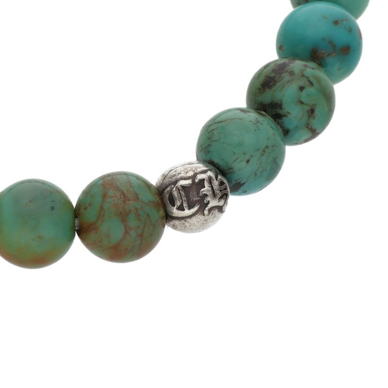 Chrome Hearts BEAD13 8mm Turquoise Bead Bracelet