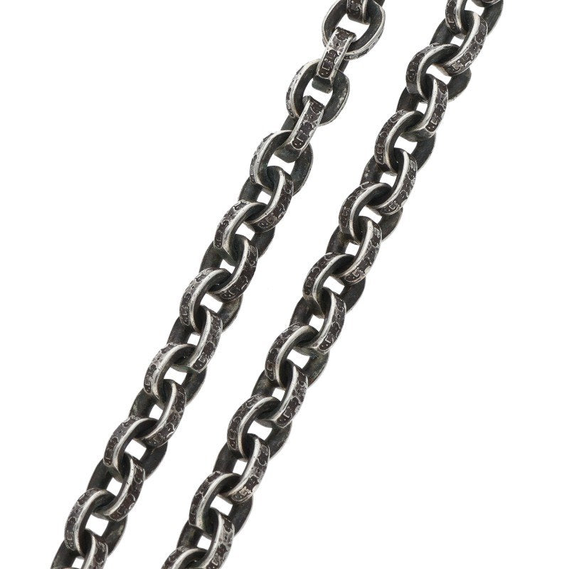 Chrome Hearts Paper Chain Bracelet Silver Size 8 Inch