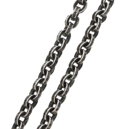 Chrome Hearts Paper Chain Bracelet Silver Size 8 Inch