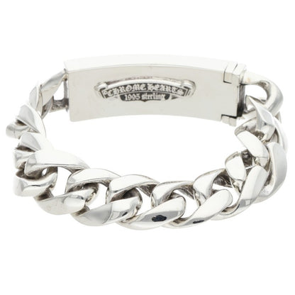 Chrome Hearts ID 3CHX Silver Bracelet Size 11LINK
