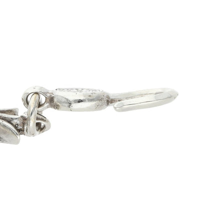 Chrome Hearts CO CH PLUS Cutout Silver Bracelet Size 9LINK