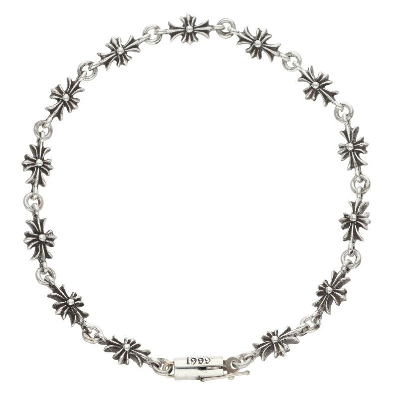 Chrome Hearts TNY E CH PLS Silver Bracelet Size 13LINK