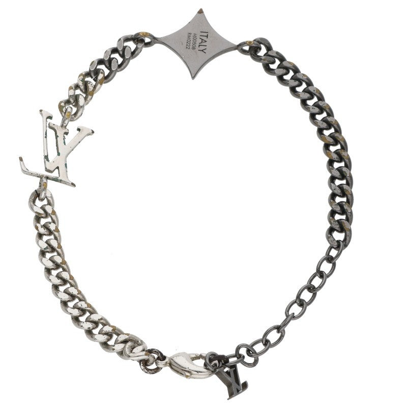 LOUISVUITTON M00508 LV Instinct Monogram Bracelet Silver