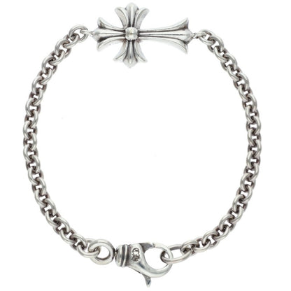 Chrome Hearts CHN TNY CH CRS Tiny CH Cross Silver Bracelet
