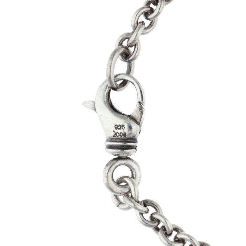 Chrome Hearts CHN TNY CH CRS Tiny CH Cross Silver Bracelet