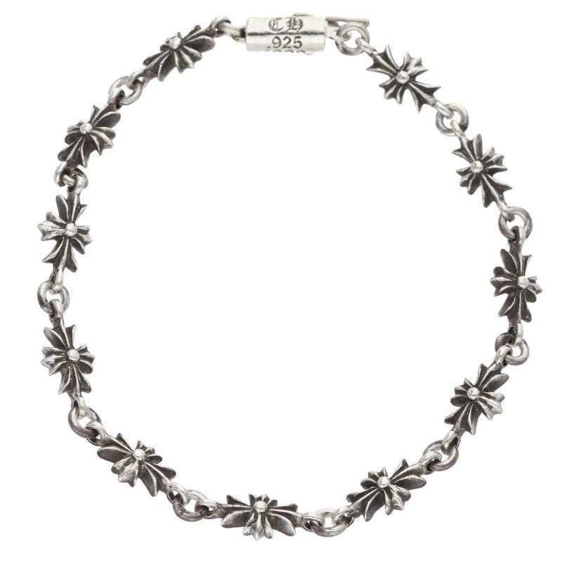 Chrome Hearts TNY E CH PLS Silver Bracelet Size 11LINK
